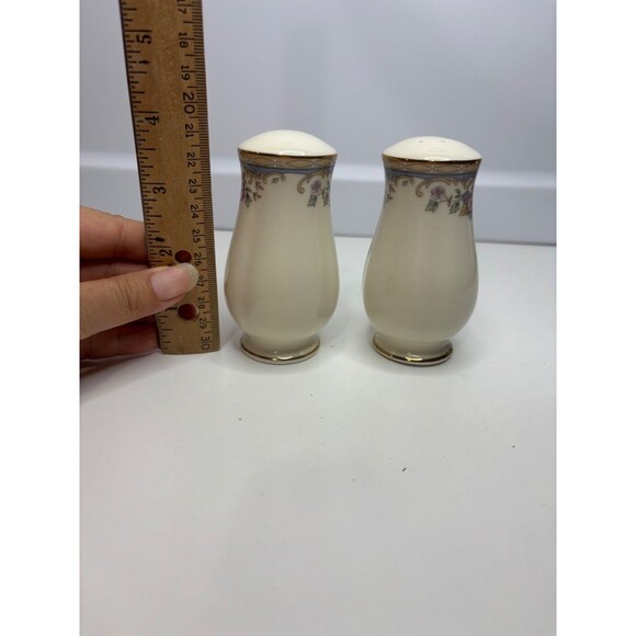 Lenox SOUTHERN Vista Salt & Pepper Set w/Stoppers Vintage Discontinued USA - Picture 6 of 7